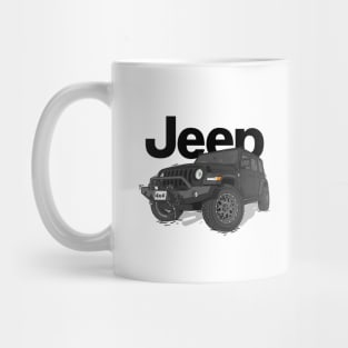 Black Jeep Wrangler Rubicon Mug